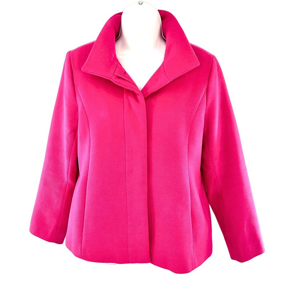 GORGEOUS LANDS' END BERRY PINK COAT - 4P!